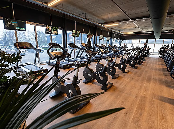 Cardio-opstelling bij SportCity Blijdorp